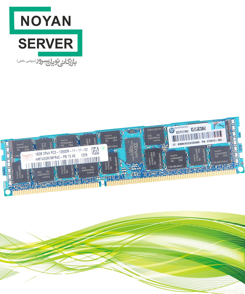 رم سرور HP 16GB 2RX4 PC3 12800R