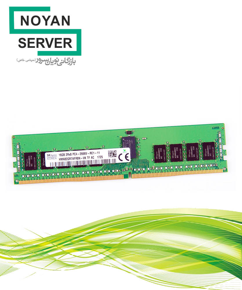 رم سرور HPE 16GB 2Rx8 PC4-2666V-R DDR4 Registered Server