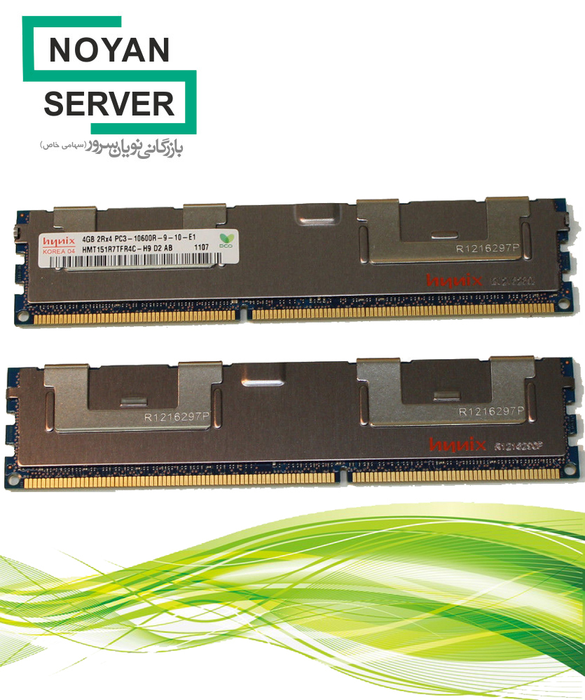 رم سرور HP 4GB 2RX4 PC3-10600R