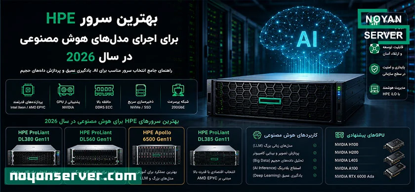 بهترین سرور HPE برای اجرای مدل‌های هوش مصنوعی در سال 2026
